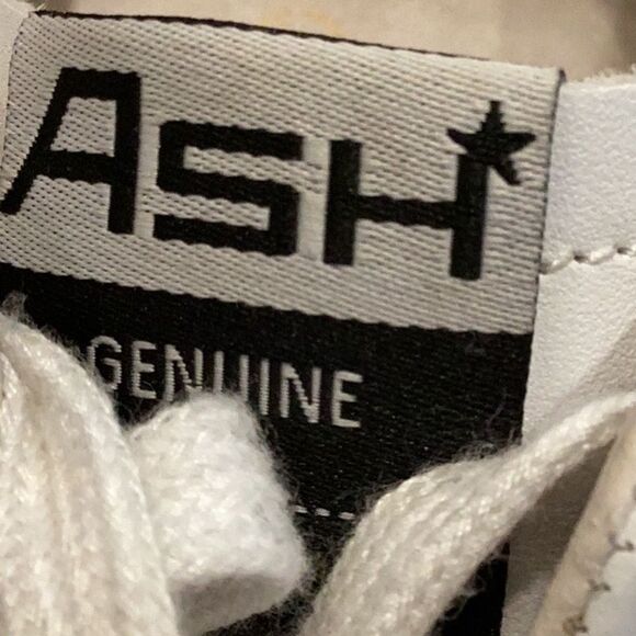 Ash White and Leopard Print Platform Sneakers - Picture 14 of 15